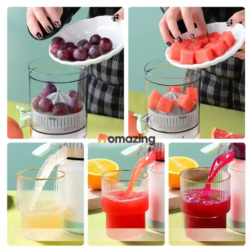 Portable Electric fruit Juicer